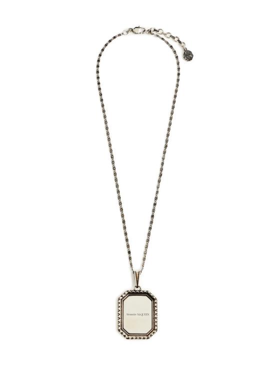 26SS 알렉산더 맥퀸 네크리스 708867J160Y0446 SILVER