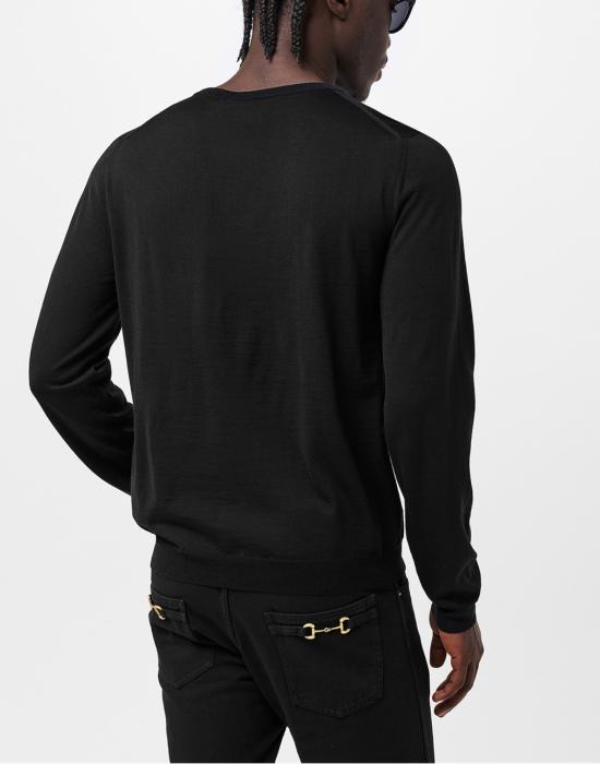 25FW 구찌 홀스빗 스웨터 730974XKCOR1000 BLACK - GUCCI