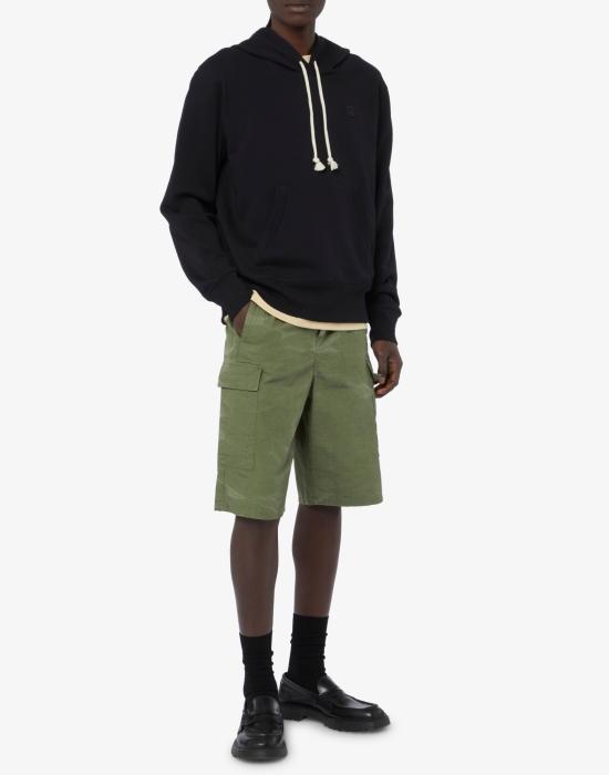 26SS 아크네 스튜디오 후드 티셔츠 CI0107900 BLACK - ACNE STUDIOS