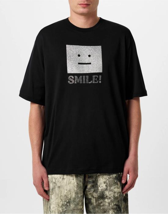 26SS 아크네 스튜디오 반팔 티셔츠 CL0286 BLACK - ACNE STUDIOS