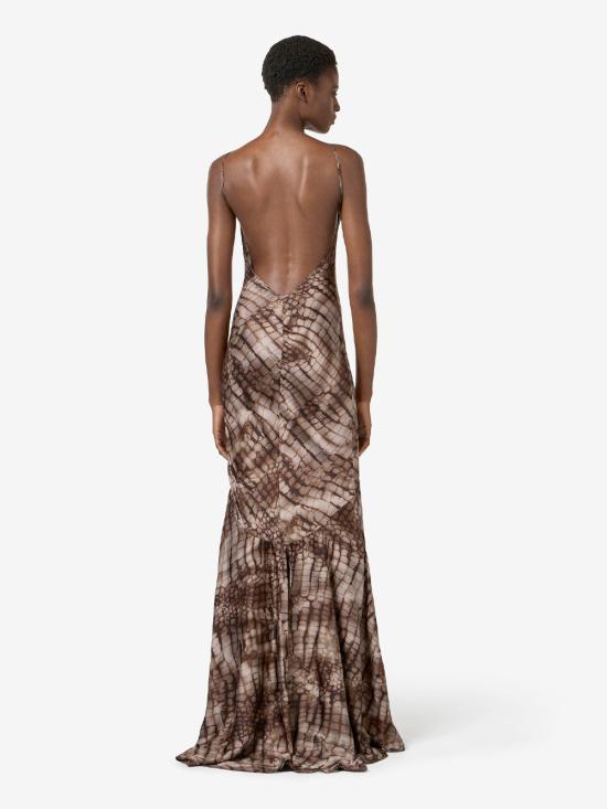 26SS 엘리자베타프랜치 미디 원피스 ABR3061E2 644 BROWN - ELISABETTA FRANCHI