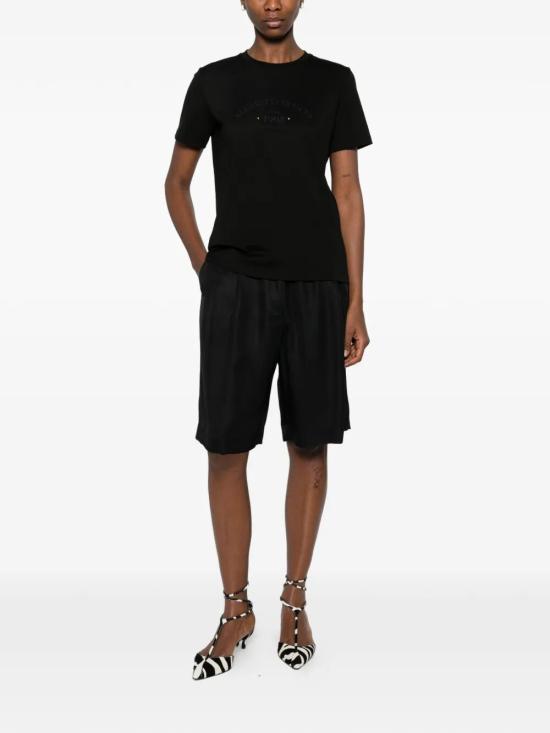 26SS 엘리자베타프랜치 반팔 티셔츠 MA01761E2 110 BLACK - ELISABETTA FRANCHI