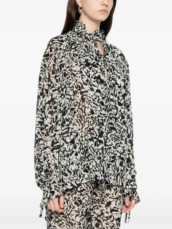 26SS 드리스 반 노튼 셔츠 1307163006 900 BLACK - DRIES VAN NOTEN