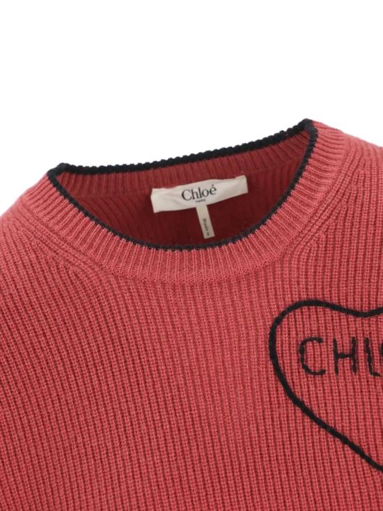 26SS 끌로에 스웨터 CH26SMP39710 6AN PINK PURPLE - CHLOE