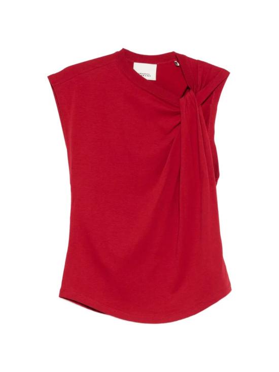 26SS 이자벨마랑 반팔 티셔츠 TS0175FAA1N41I 70CH RED