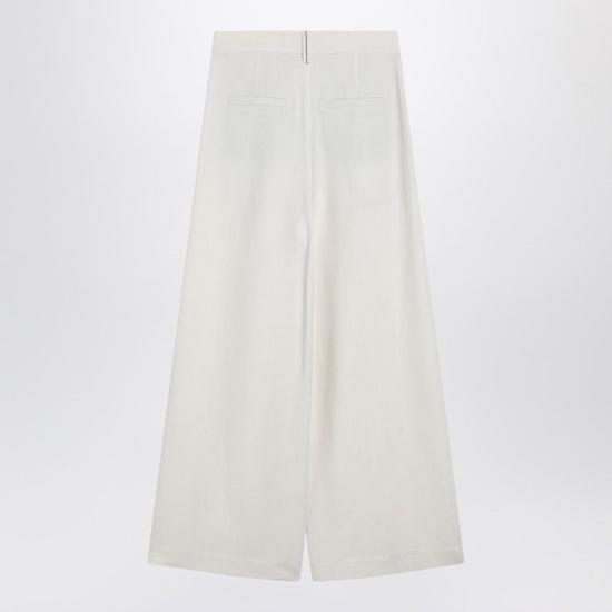 26SS 브루넬로 쿠치넬리 스트레이트 팬츠 MH126P9207VI C579 WHITE - BRUNELLO CUCINELLI