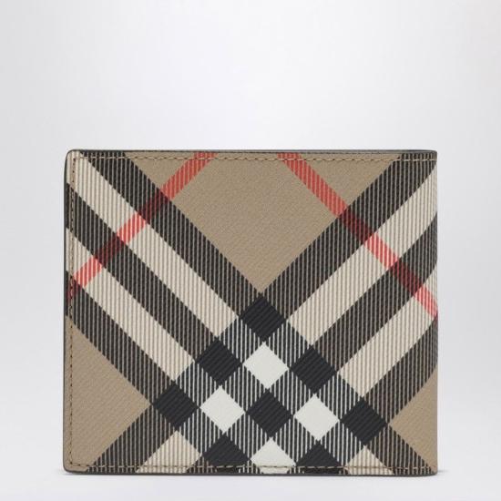 26SS 버버리 체크 반지갑 샌드 8091926160296 A2021 BEIGE - BURBERRY