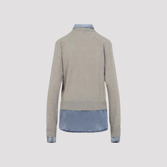 26SS 아크네 스튜디오 레이어드 울 점퍼 A60670 AEK NUDE NEUTRALS - ACNE STUDIOS