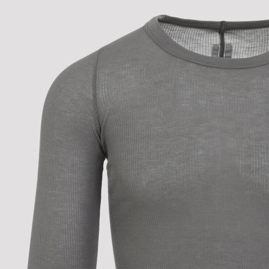 26SS 릭 오웬스 반팔 티셔츠 RU01F2250RC 34 BROWN - RICK OWENS