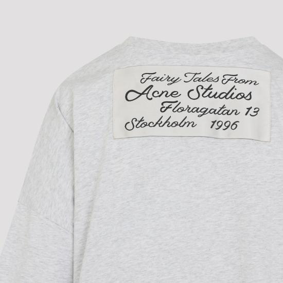 26SS 아크네 스튜디오 반팔 티셔츠 AL0443 990 GREY - ACNE STUDIOS