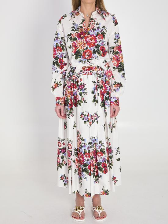 26SS 돌체앤가바나 스커트 F4DC7THS5UUHA5ZO WHITE - DOLCE & GABBANA