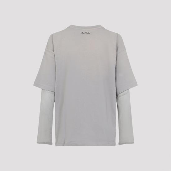 26SS 아크네 스튜디오 반팔 티셔츠 AL0515AAB LIGHT GREY - ACNE STUDIOS