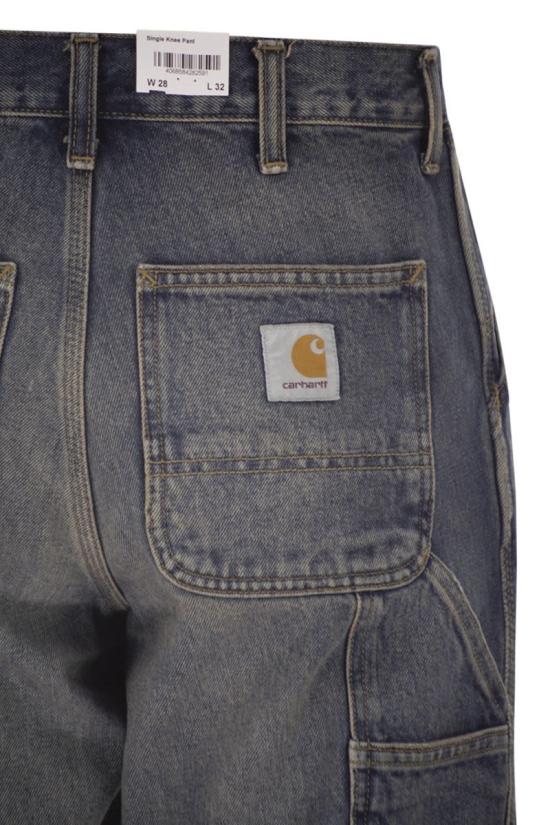 25FW 칼하트 WIP 스트레이트 팬츠 I032024 014Q BLUE WORN USED - CARHARTT WIP