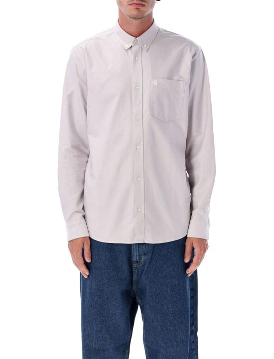 25FW 칼하트 WIP C 로고 셔츠 I030799 31MXX PINK FOG