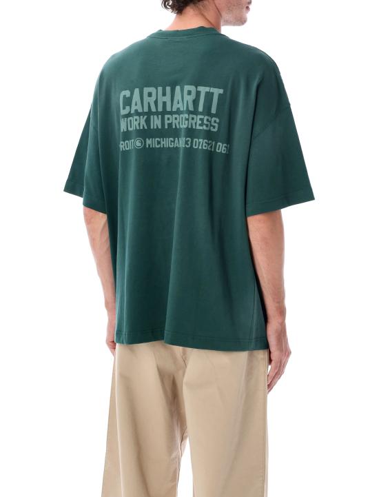 25FW 칼하트 WIP 반팔 티셔츠 I035449 05A4J DARK FIR - CARHARTT WIP