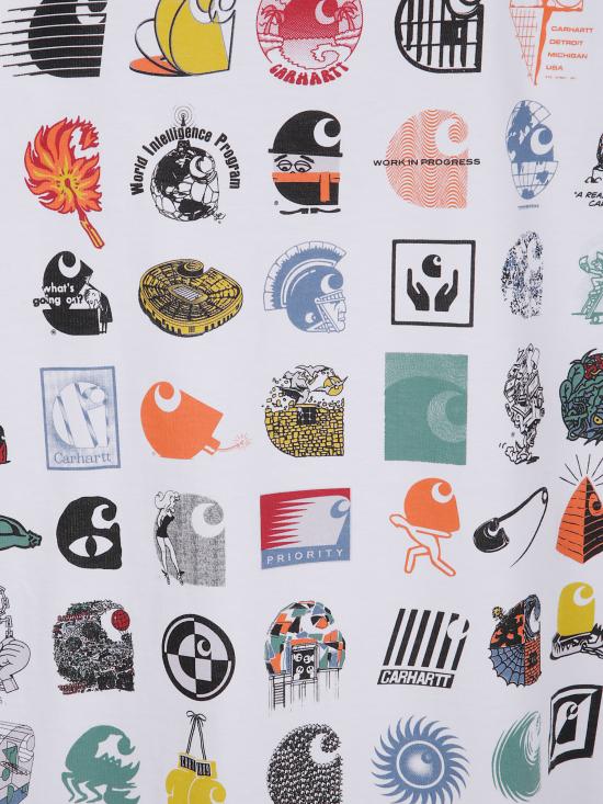 25FW 칼하트 WIP 반팔 티셔츠 I035439 02XX WHITE - CARHARTT WIP