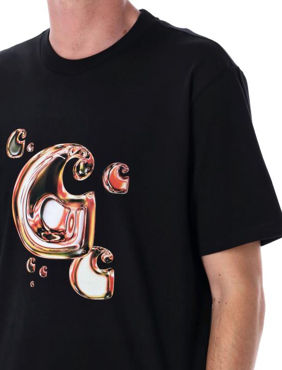 25FW 칼하트 WIP 반팔 티셔츠 I035204 89XX BLACK - CARHARTT WIP