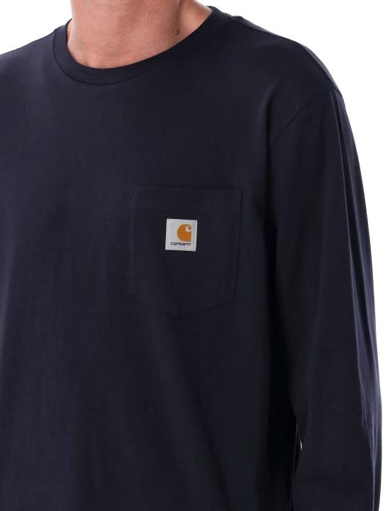 25FW 칼하트 WIP 롱슬리브 포켓 티셔츠 I030437 1CXX DARK NAVY - CARHARTT WIP