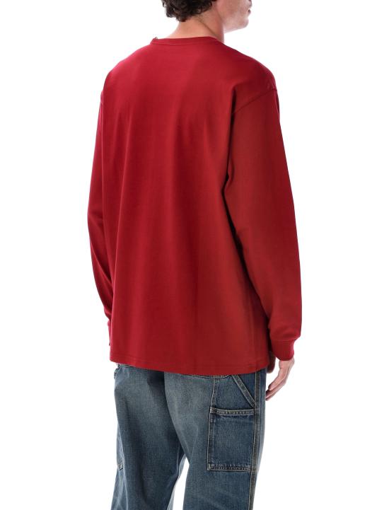 25FW 칼하트 WIP 롱슬리브 체이스 티셔츠 I026392 30QXX SCARLET GOLD - CARHARTT WIP