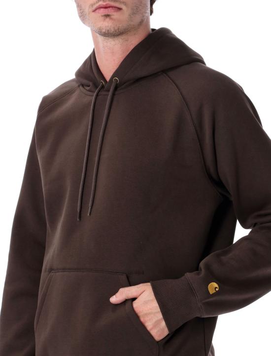 25FW 칼하트 WIP 체이스 후드 티셔츠 I033661 00WXX TOBACCO - CARHARTT WIP