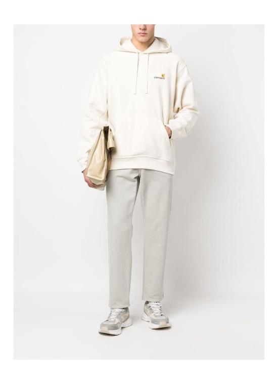 25FW 칼하트 WIP 후드 아메리칸 스크립트 스웨트셔츠 I028279 05XX NATURAL - CARHARTT WIP