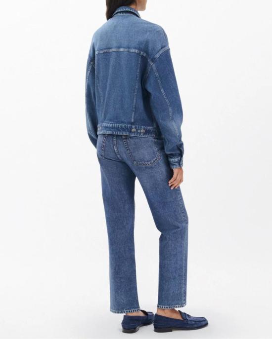  랙앤본 데님 자켓 Rag & Bone Miramar Terry Trucker Jacket Almeda - RAG & BONE