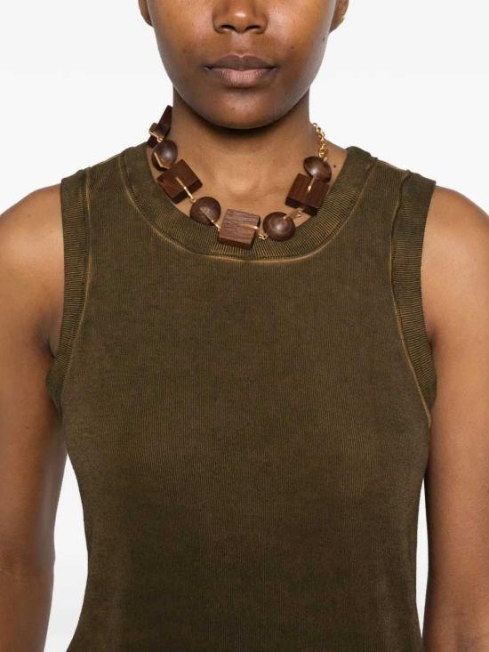 26SS 우마 왕 민소매 티셔츠 UP1030 UW240 - UMA WANG