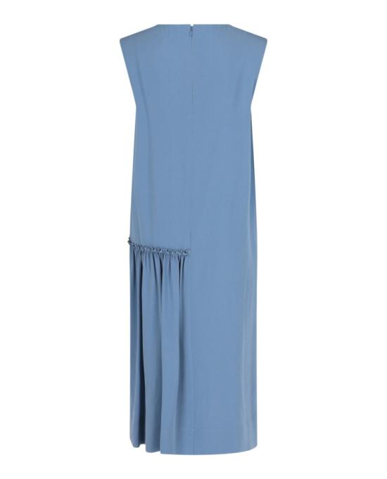  살바토레 페라가모 미디 원피스 13H092 737422 40061 40 Blue - SALVATORE FERRAGAMO
