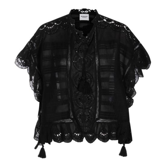 26SS 이자벨마랑에뚜왈 블라우스 26PHT0768FAD1J05E01BK Black