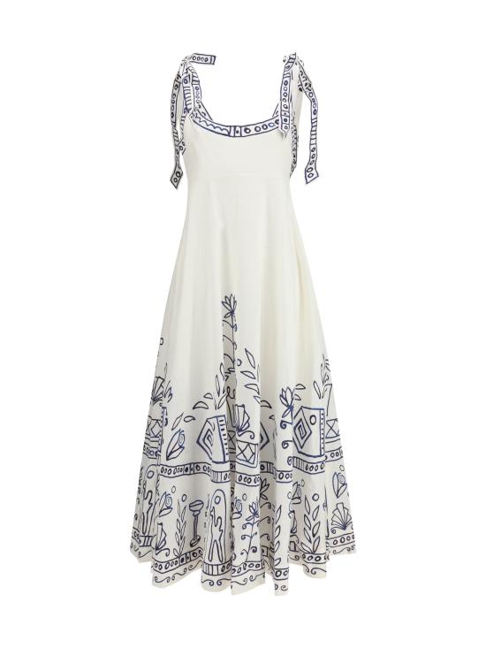 26SS 알레메 롱 원피스 6078D CREAM WHITE