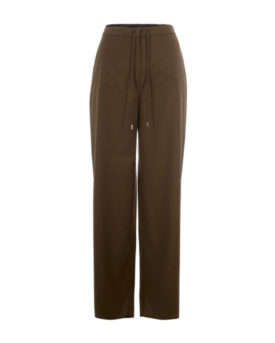 26SS 막스마라 스트레이트 팬츠 8204119 Black - MAX MARA