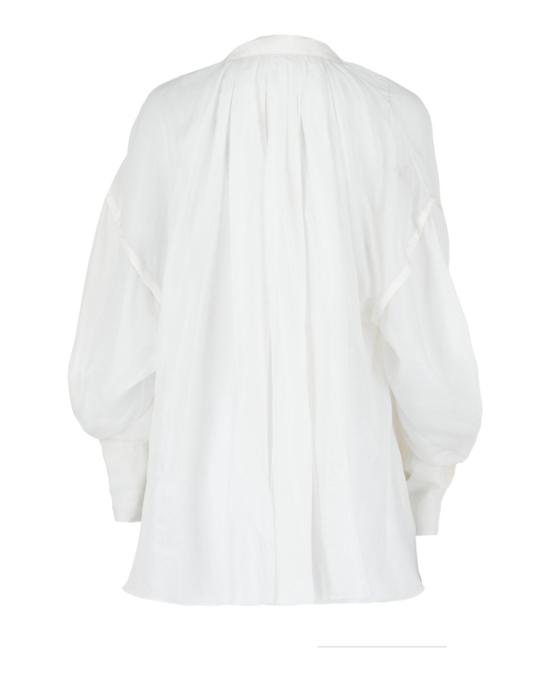  살바토레 페라가모 블라우스 13E829 773250 10002 M White - SALVATORE FERRAGAMO