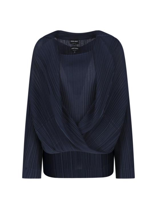 26SS 조르지오 아르마니 긴팔 티셔츠 GW003427 AF23439UB110 White
