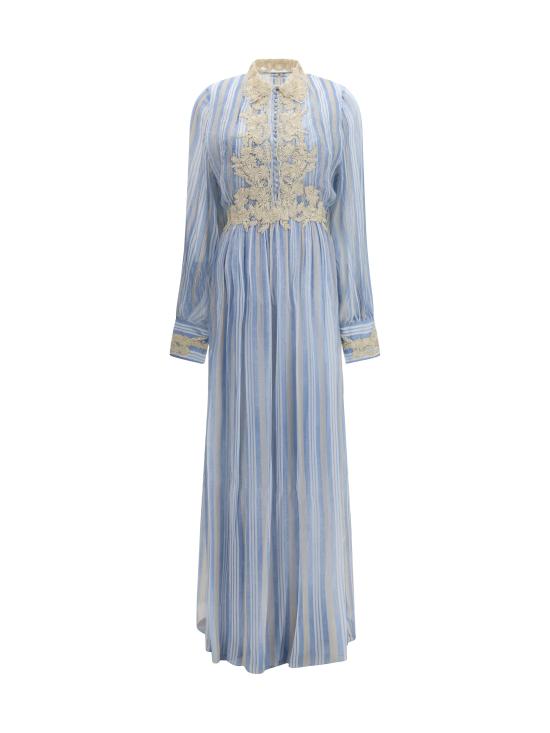 26SS 에르마노 설비노 롱 원피스 D482Q362CSAPYNH S4807 LIGHT BLUE