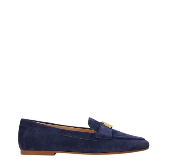 26SS 랄프 로렌 플랫 슈즈 AVERI III FLATS LOAFER REFINED NAVY Black