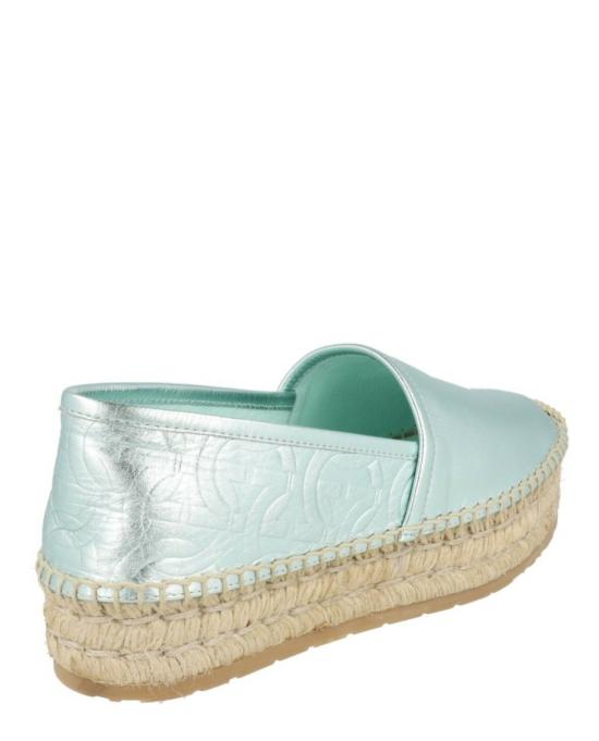  살바토레 페라가모 플랫 슈즈 01E433 757278 1C 40347 8 Silver - SALVATORE FERRAGAMO