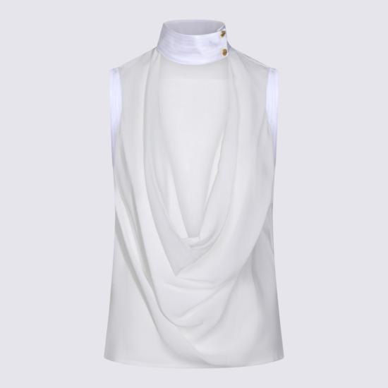 26SS 엘리자베타프랜치 민소매 티셔츠 CA13461E2360 Neutrals - ELISABETTA FRANCHI
