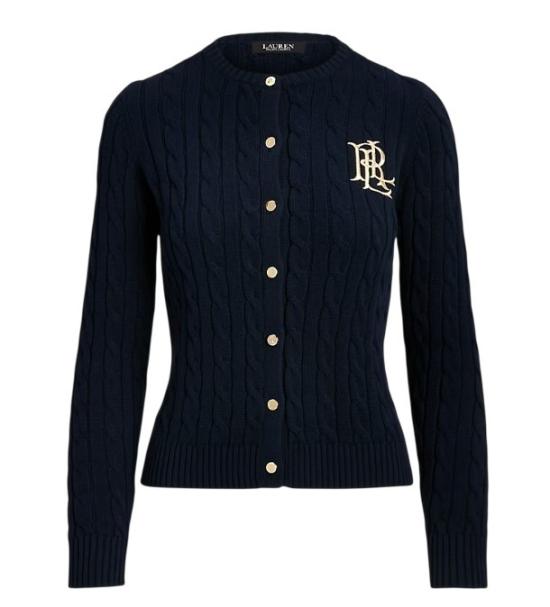 26SS 폴로 랄프로렌 가디건 RALHAN LONG SLEEVE CARDIGAN LAUREN NAVY Black