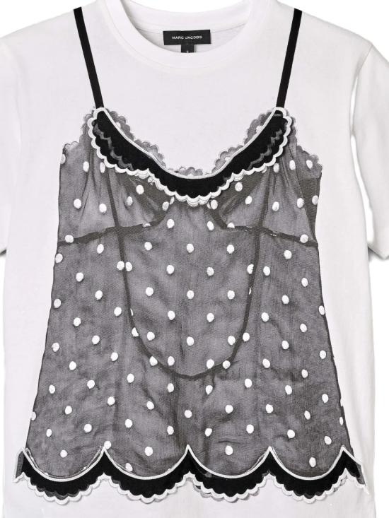 26SS 마크제이콥스 반팔 티셔츠 2S6RTP038C16101 White - MARC JACOBS