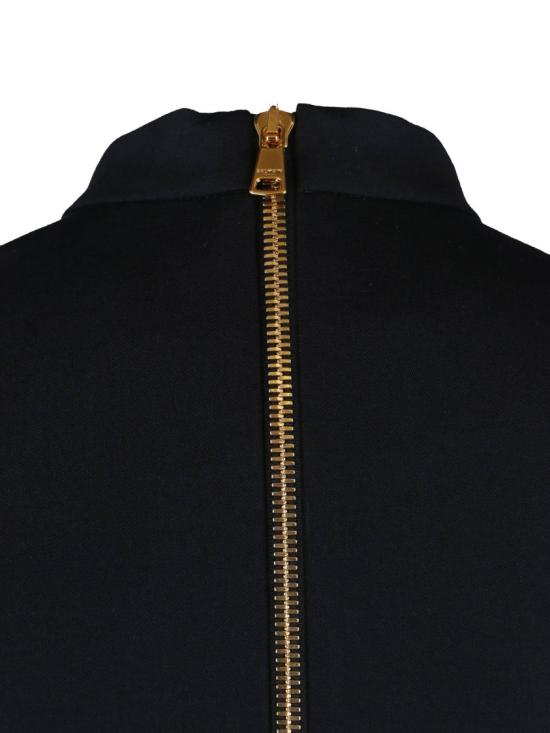 26SS 발망 미디 원피스 GF1R3370WC090PA Black - BALMAIN