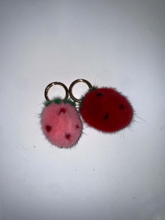  Ri-Ri-Ku 키링 리리쿠 퍼지 딸기 열쇠고리 - OTHER BRANDS