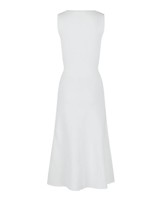  살바토레 페라가모 미디 원피스 111926 764515 10002 S White - SALVATORE FERRAGAMO