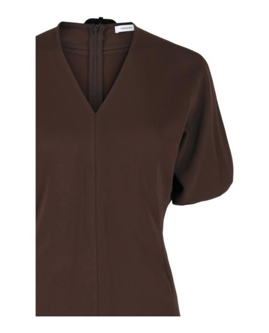  살바토레 페라가모 미디 원피스 13C937 770962 20042 38 Black - SALVATORE FERRAGAMO