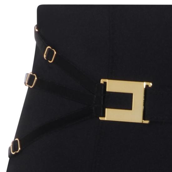 26SS 엘리자베타프랜치 미디 스커트 GO16761E2110 Black - ELISABETTA FRANCHI