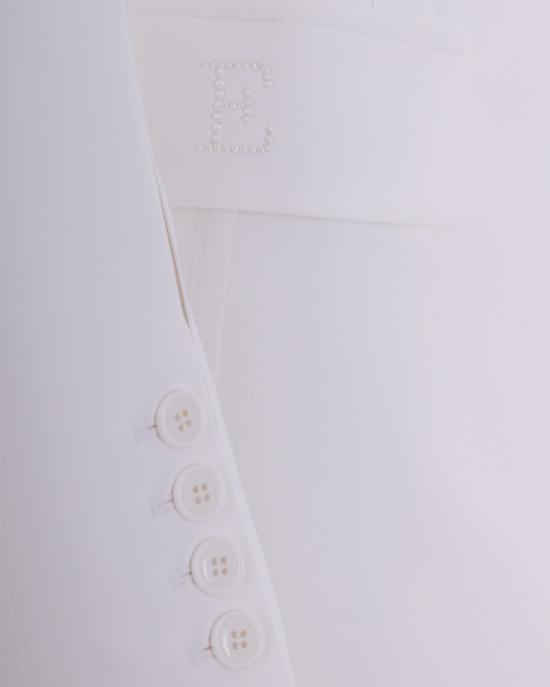 26SS 엘리자베타프랜치 수트 자켓 4638586 White - ELISABETTA FRANCHI