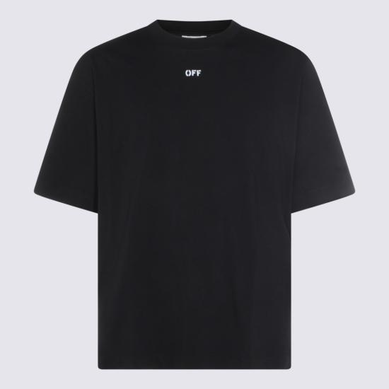 26SS 오프화이트 반팔 티셔츠 OMAA120S26JER0080001 Black - OFF WHITE