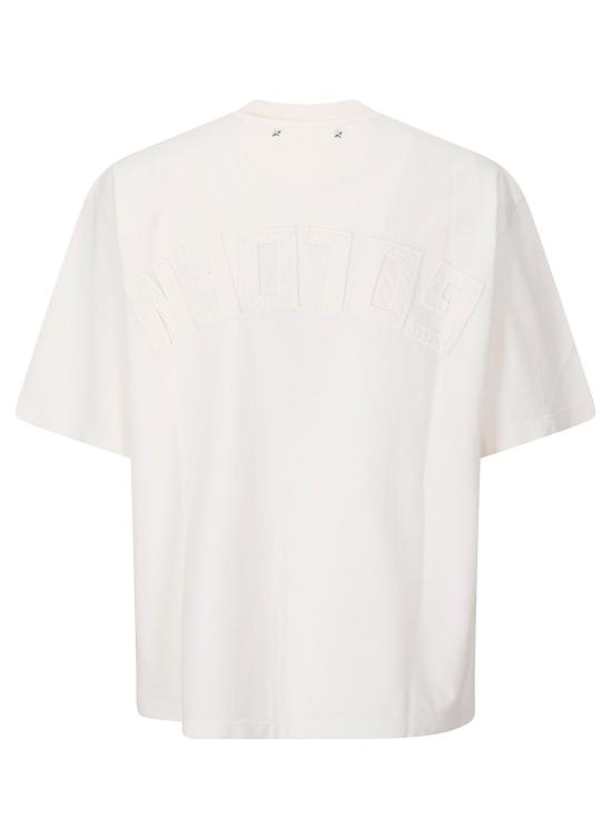 26SS 골든구스 반팔 티셔츠 GWP01874P001576 11560 HERITAGE WHITE - GOLDEN GOOSE