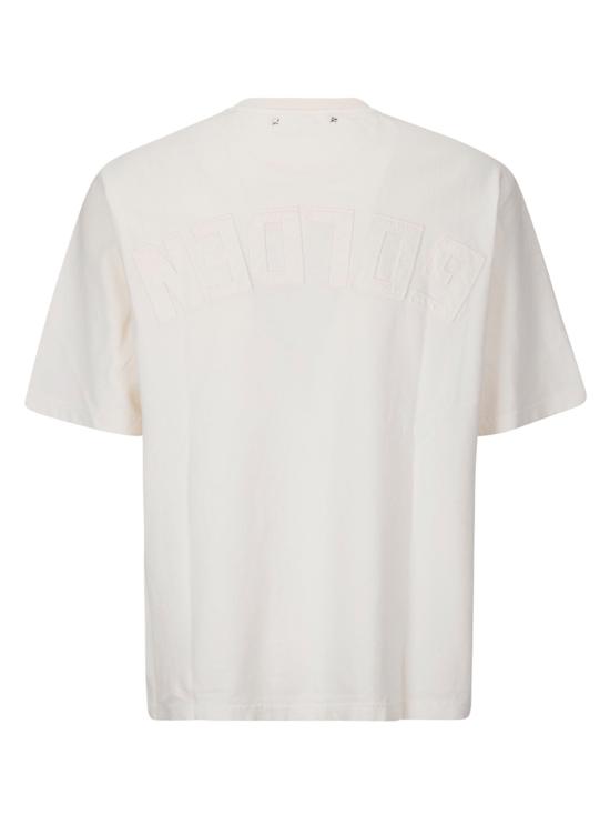 26SS 골든구스 반팔 티셔츠 GUP01873P001576 11560 HERITAGE WHITE - GOLDEN GOOSE