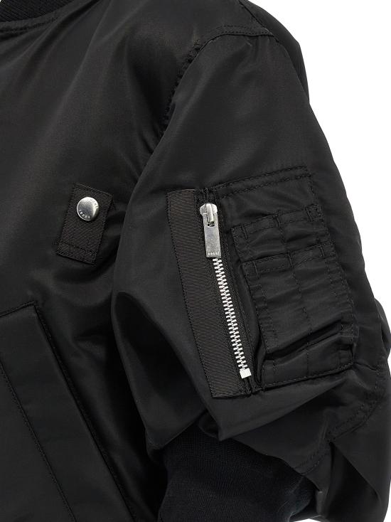 26SS 사카이 봄버 자켓 SCW302001 Black - SACAI