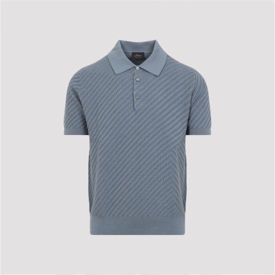 26SS 브리오니 폴로 티셔츠 UMR20O PAK22 4500 PERWINKLE - BRIONI